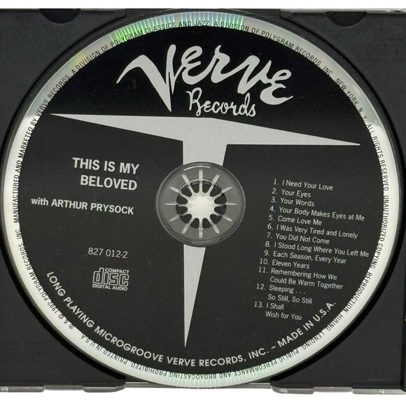 Arthur Prysock - This Is My Beloved CD 1992 PolyGram Records Verve Jazz Vocals - Picture 9 of 14